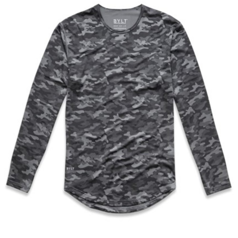 BYLT  Performance Drop-Cut Long Sleeve Shirt